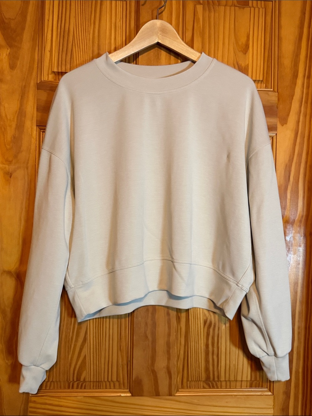 lululemon athletica Women's Softstream Crewneck Sweatshirt in Light Beige